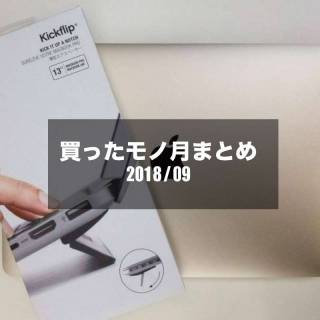 ルイログが先月買ったものをまとめました。2018年9月