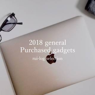 ルイログが2018年に購入したガジェットたち