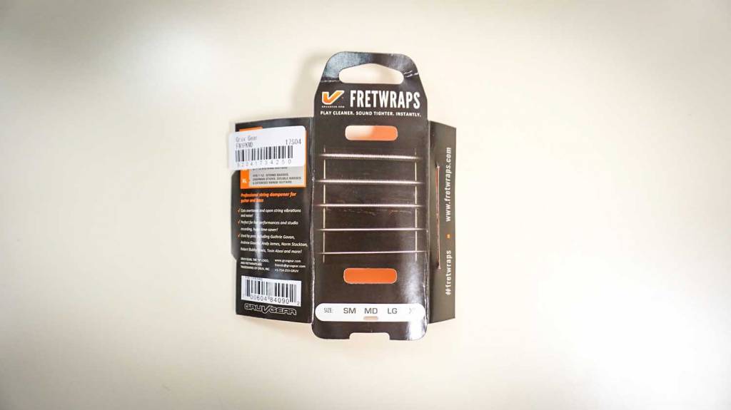 FRETWRAPS（フレットラップ）、5弦ベース用のパッケージ