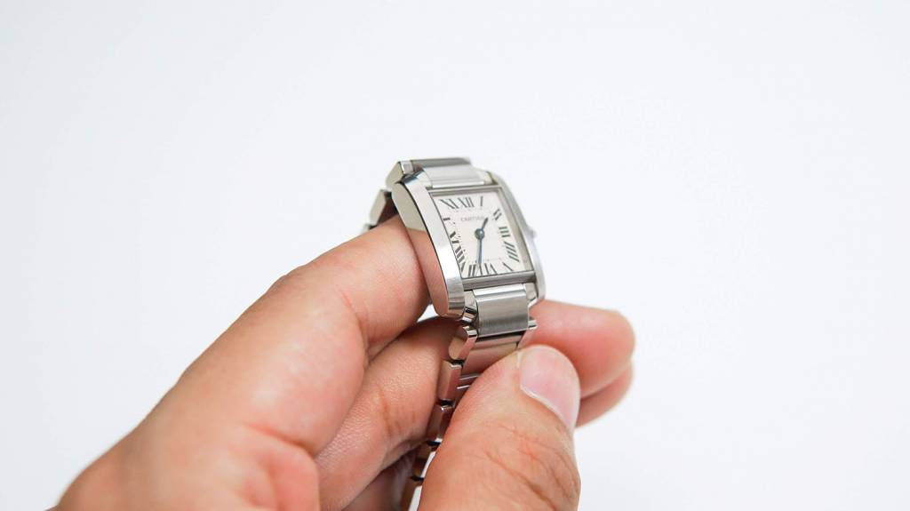 Cartierの腕時計タンク
