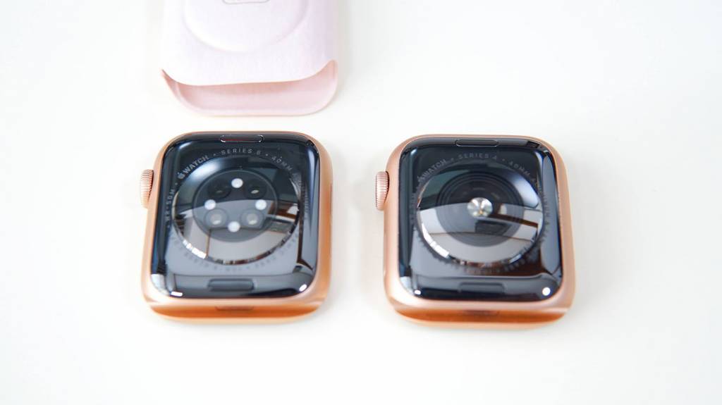 Apple Watch 6とApple Watch 4本体比較