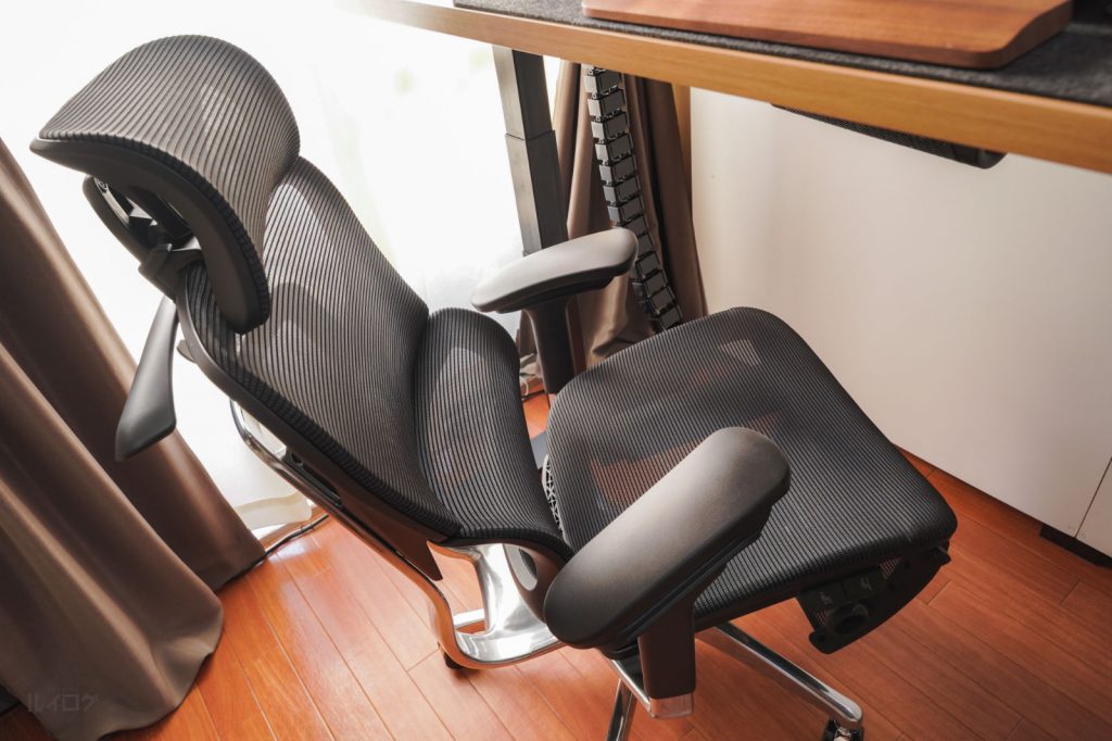 COFO Chair Premiumのリクライニング角度