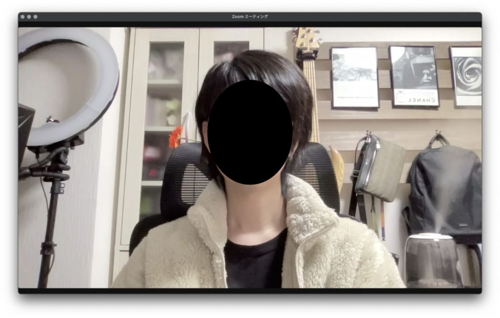 MacBook AirのカメラでWeb会議（Zoom）