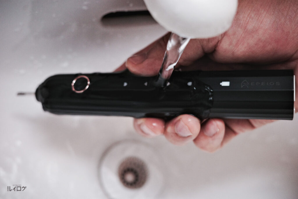 EPEIOS ET003 音波電動歯ブラシはIPX7防水で丸洗いOK