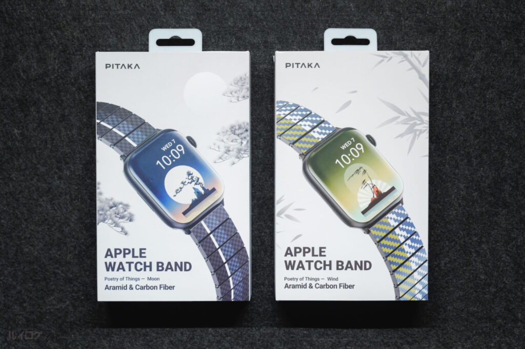 PITAKA Apple Watch バンド [風花雪月] のパッケージ