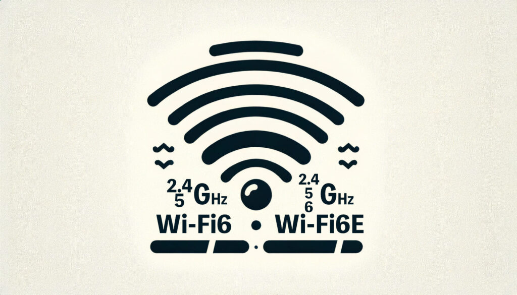 Wi-Fi6とWi-Fi6Eの違いイメージ画像