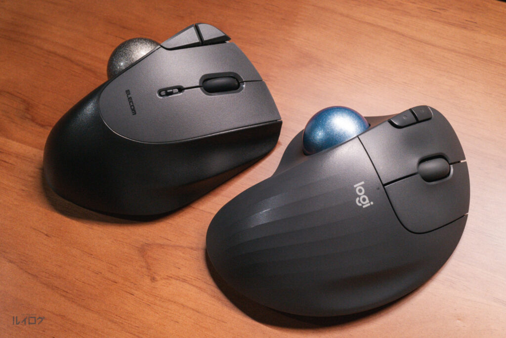 Logicool M575とELECOM ISTを比較