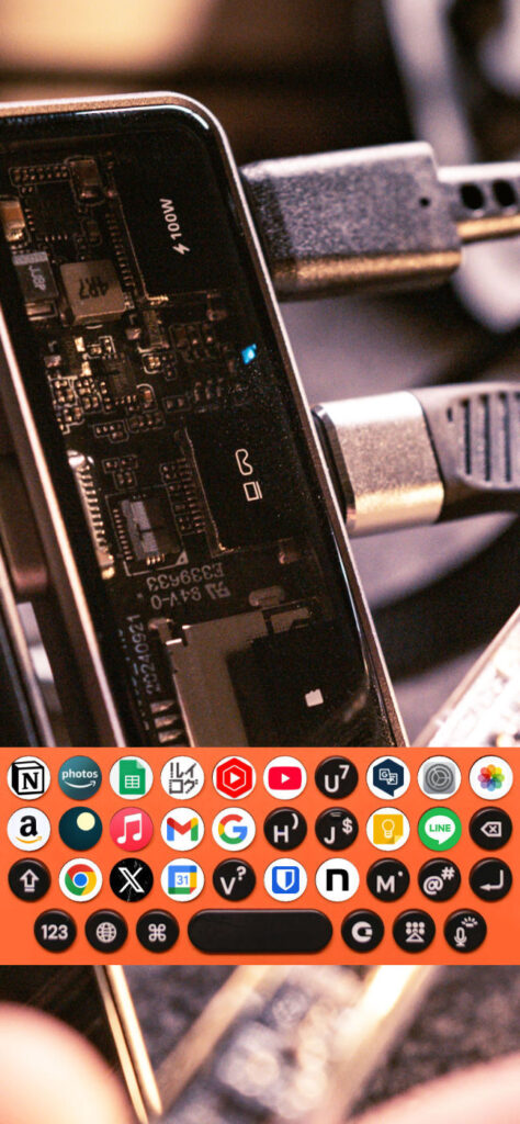 Clickes Keyboard 用に作った壁紙