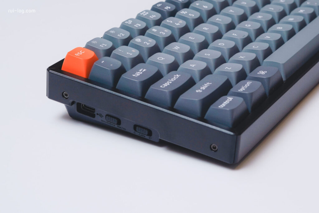 Keychron K2 MAX QMK本体側面