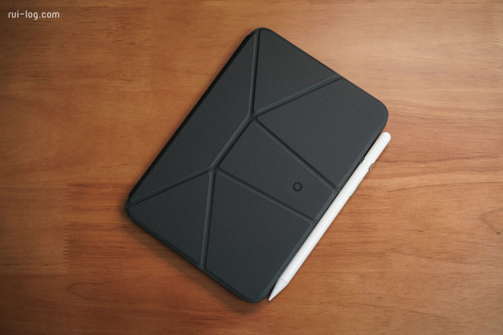 MOFTダイナミックフォリオをiPad mini7へ装着した状態