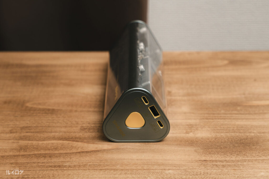 SHARGE Shargeek 170 モバイルバッテリーの側面