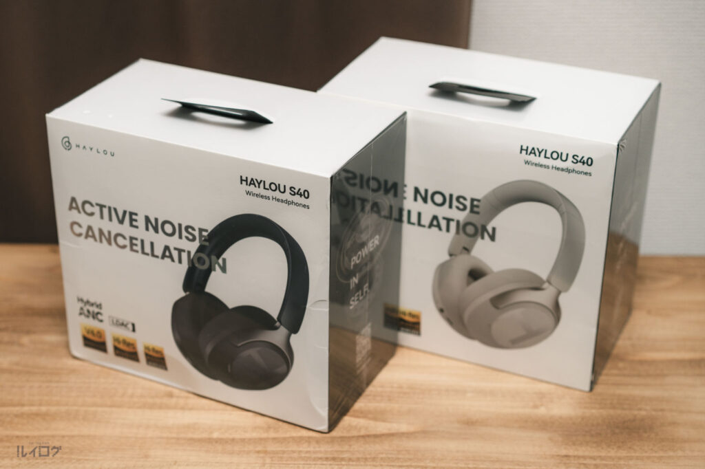HAYLOU S40ヘッドホンのパッケージ