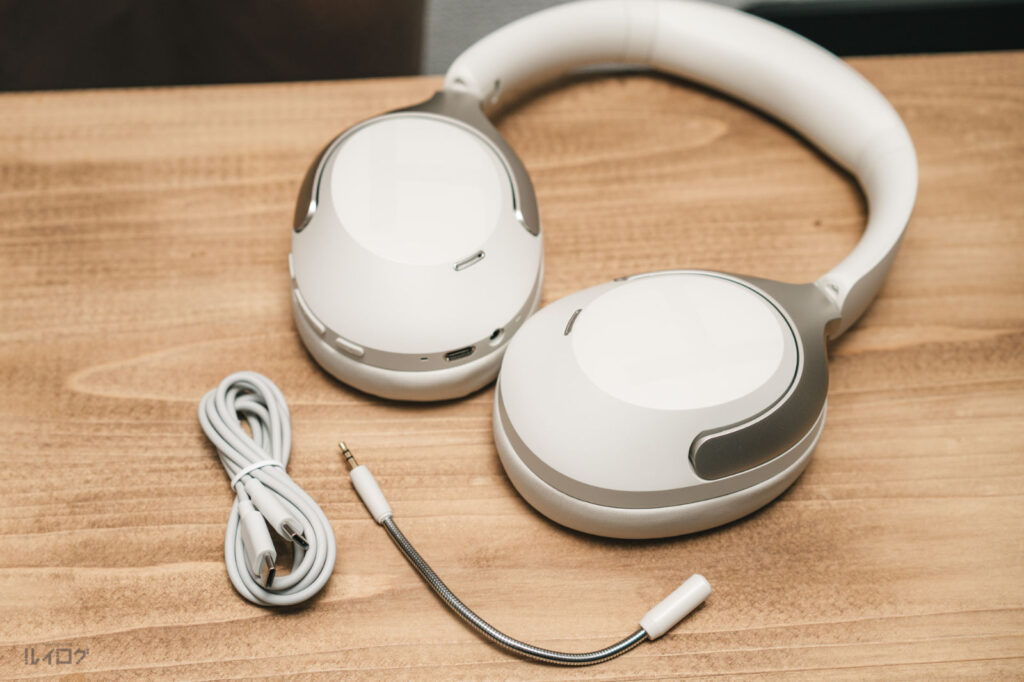 HAYLOU S40ヘッドホンのホワイト