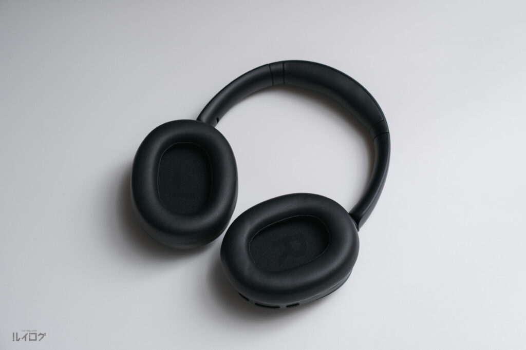 HAYLOU S40ヘッドホンのブラックの内側