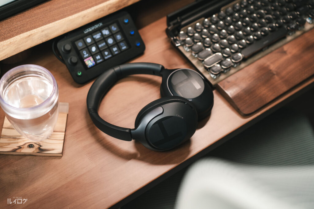 HAYLOU S40ヘッドホンのブラックを利用中