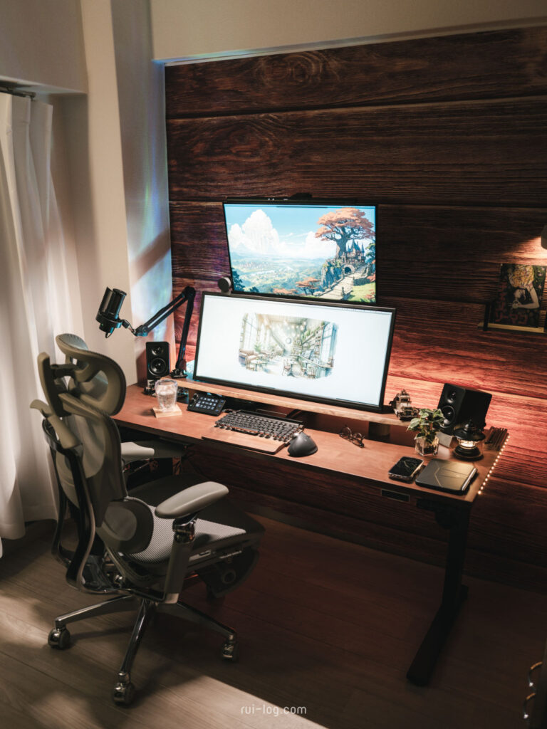 COFO Chair Premium 2 を導入したルイログPCデスクセットアップ