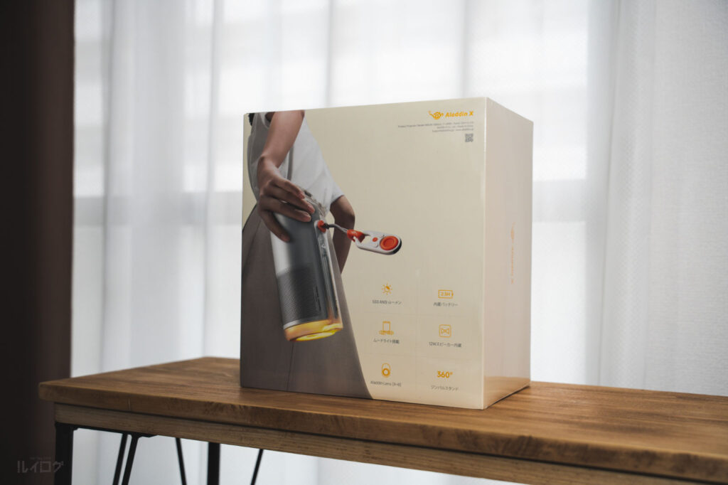 XGIMI Aladdin Poca Laser のパッケージ背面