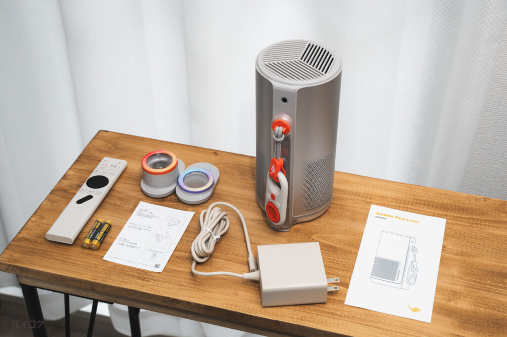 XGIMI Aladdin Poca Laser のパッケージ内容