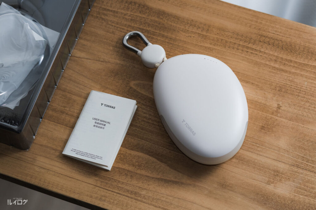 TORRAS FlexLine Pebbleモバイルバッテリーのパッケージ内容