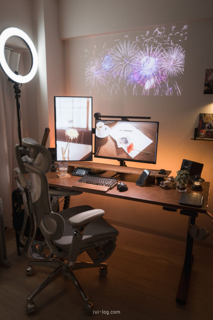 KTC H27P3をメインモニターに利用したルイログデスクセットアップ