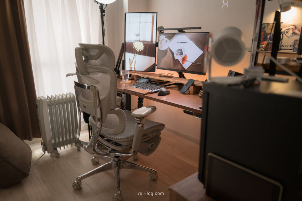 KTC H27P3をメインモニターに利用したルイログデスクセットアップ