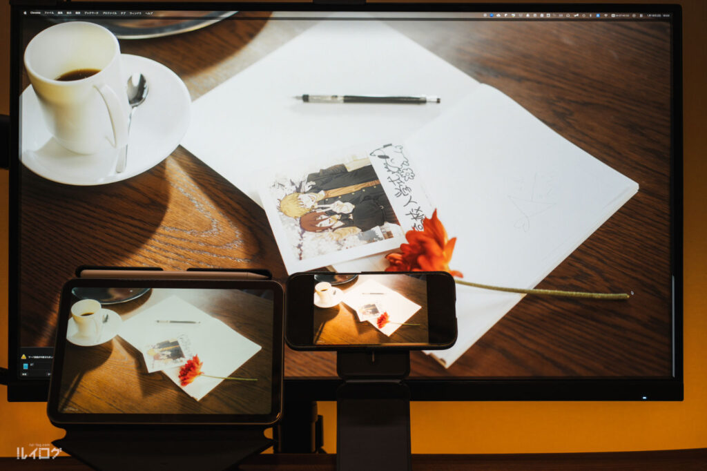 KTC H27P3の色味をiPhone16ProとiPad mini A17Proと比較