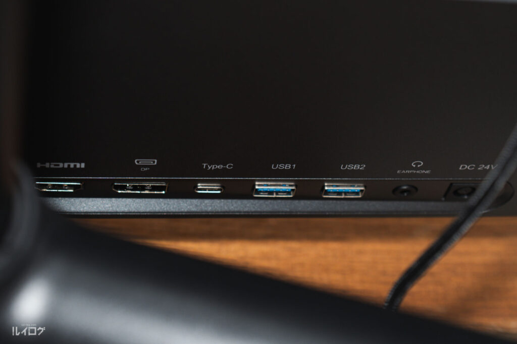 KTC H27P3の豊富な接続ポート