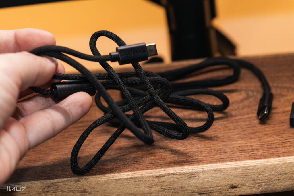 Keychron Nape Pro プロトタイプに付属のUSB-Cケーブル