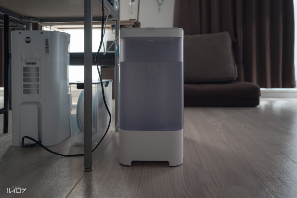 SwitchBot 気化式加湿器の前面