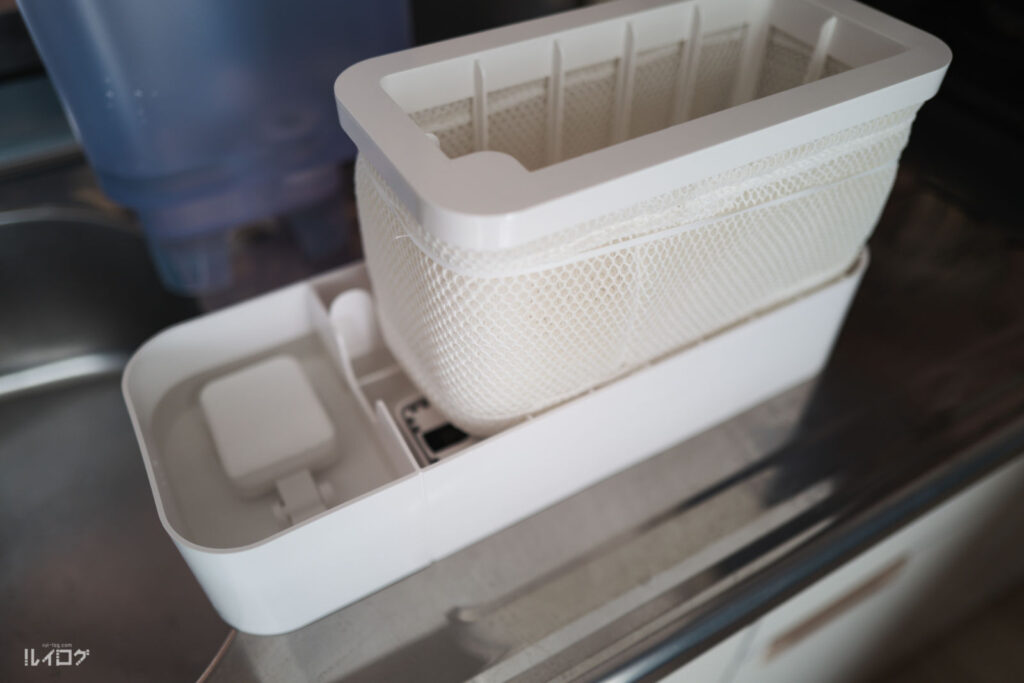 SwitchBot 気化式加湿器のフィルターを洗う