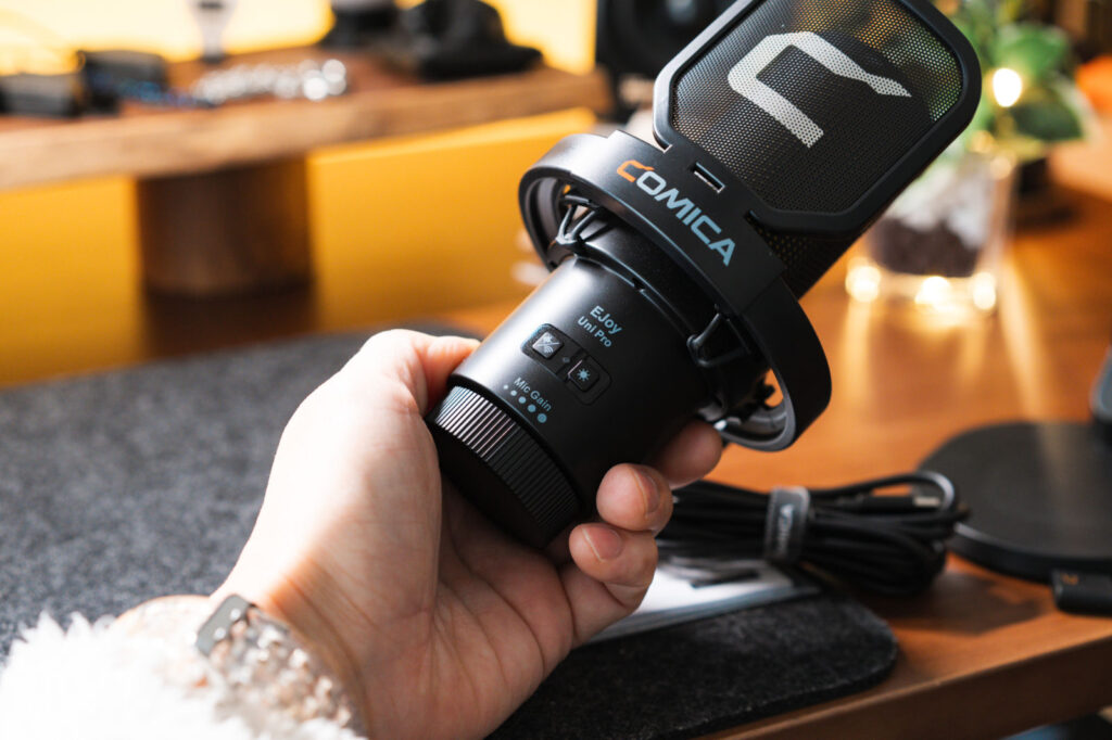 COMICA EJoy Uni Pro の本体詳細各部