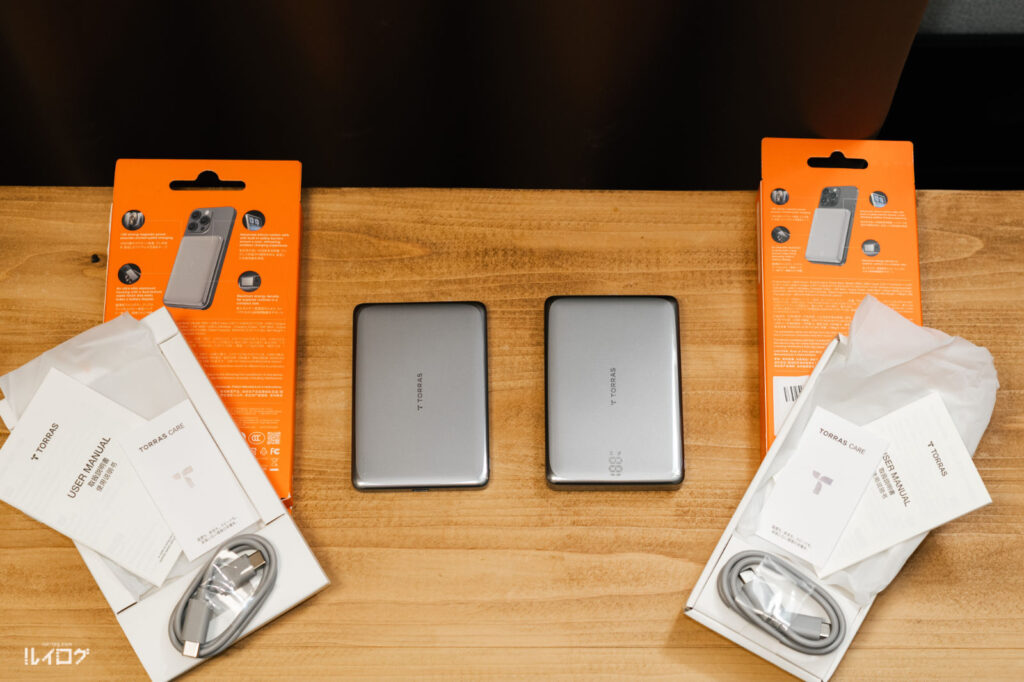 TORRAS MiniMag Pro 5000mAh・10000mAhのパッケージを開封