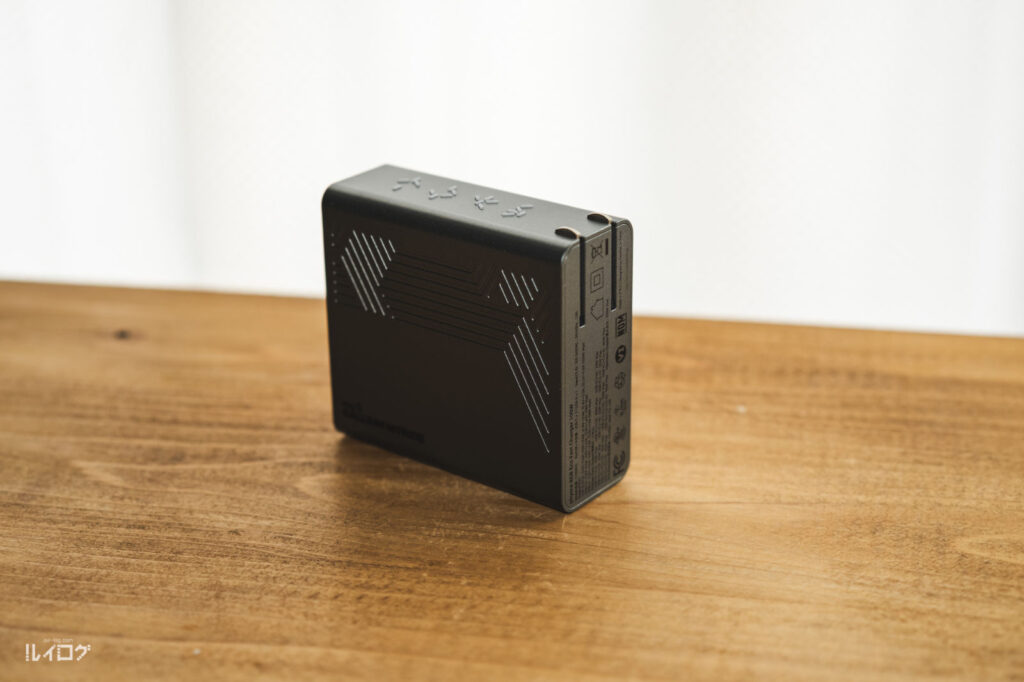 PHYSCE 100W急速充電器はプラグ折りたたみ式