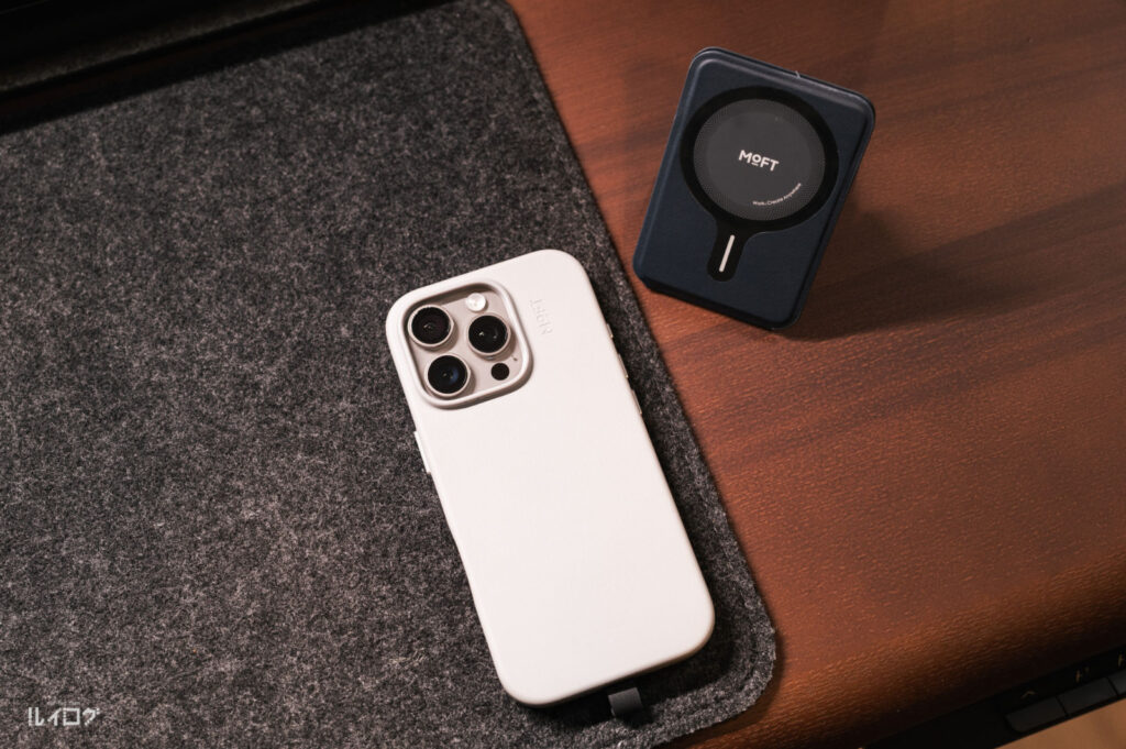愛用のiPhone16 Pro用MOVAS™レザーケース