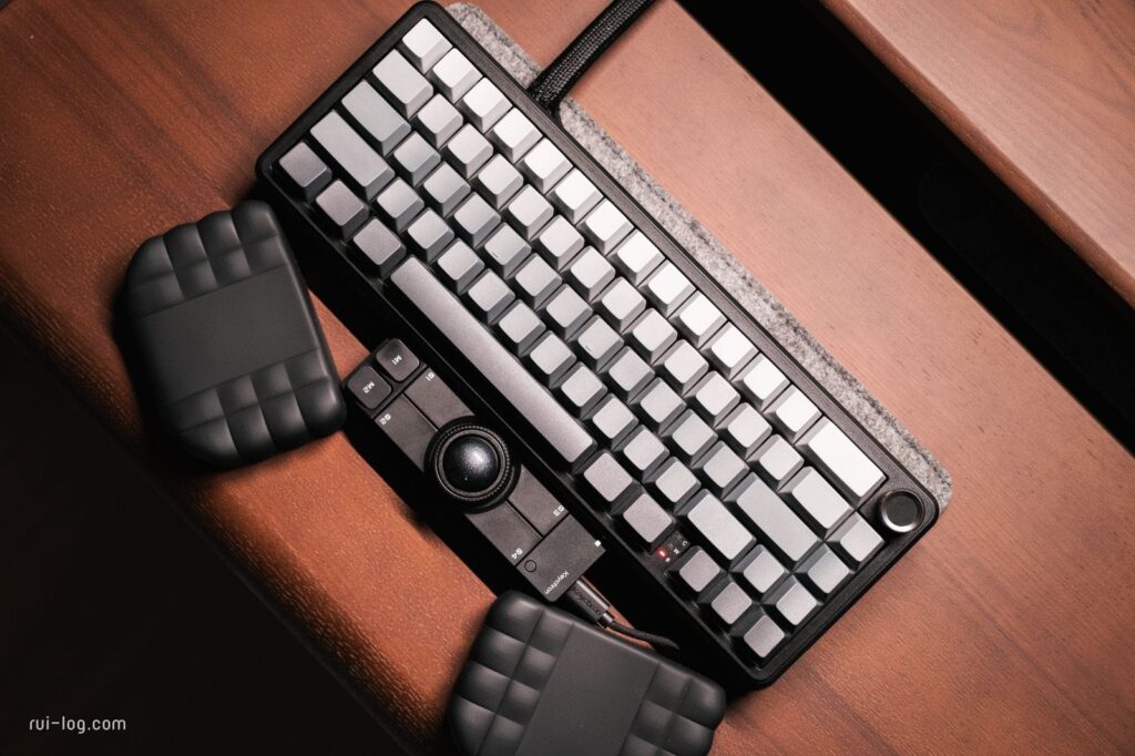 Keychron Nape Proレビュー｜キーボード手前に置くトラックボール