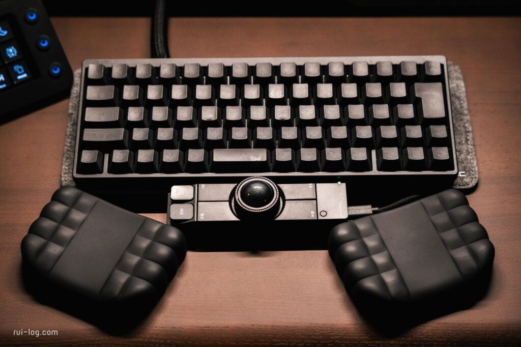 Keychron Nape Proレビュー｜キーボード手前に置くトラックボール