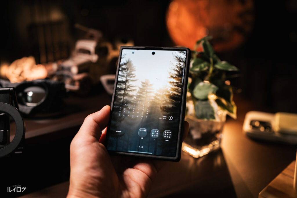 Galaxy Z Fold8を開いた状態の外観